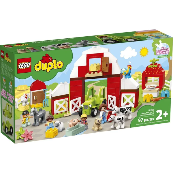 Lego Duplo Town Barn, Tractor & Farm Animal Care 10952