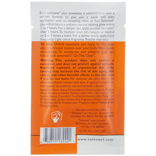 Tan Towel - Half Body Plus 50 Pack