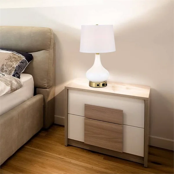 Elegant TL3035BR Alix 1 Light Brass Table Lamp