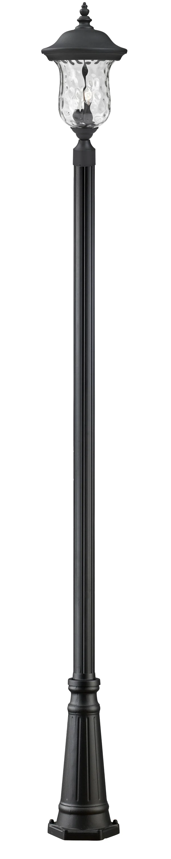 Z-Lite 533PHM-519P-BK Armstrong Outdoor Post Light, Black