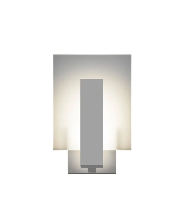 Sonneman 2724.74-WL Midtown Textured Gray Short LED Wall Sconce