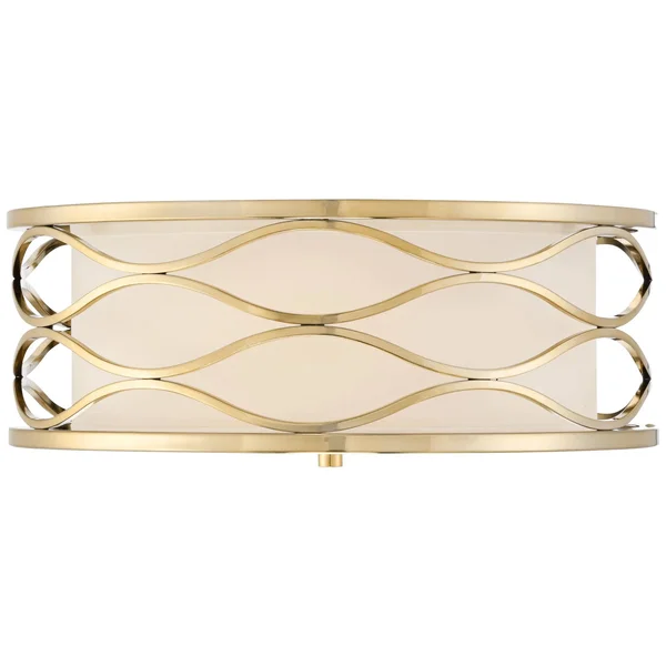 Austen 16x22 Wide Plated Gold Ceiling Light