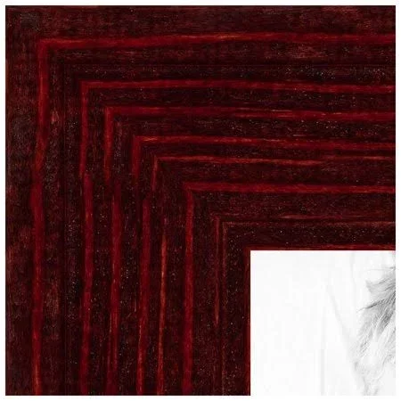 ArtToFrames 20x30 inch Cherry Picture Frame, This Red Wood Poster Frame Is Great for Your Art or Photos, Comes with Styrene (433