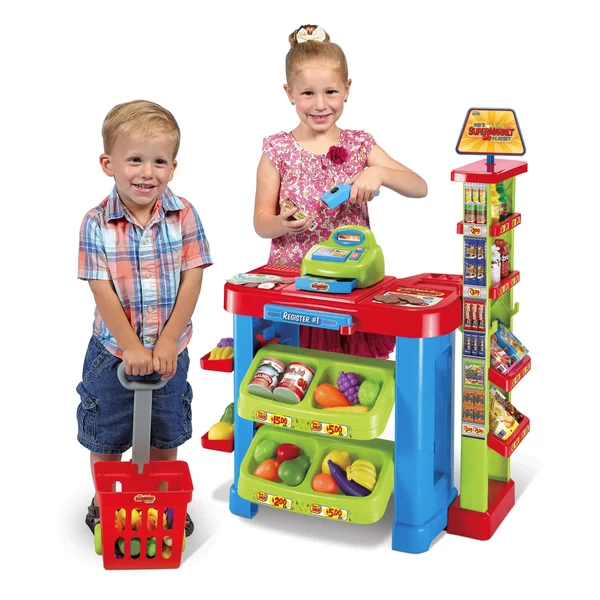 World Tech Toys Kid's Supermarket 47 Piece Playset