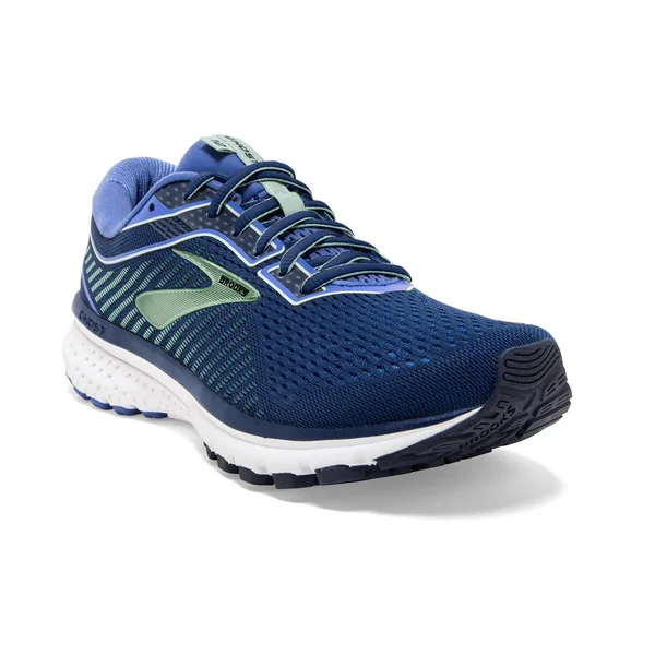 Brooks Women's Ghost (Wide) 12 Peacoat-Blue-Aqua - 7
