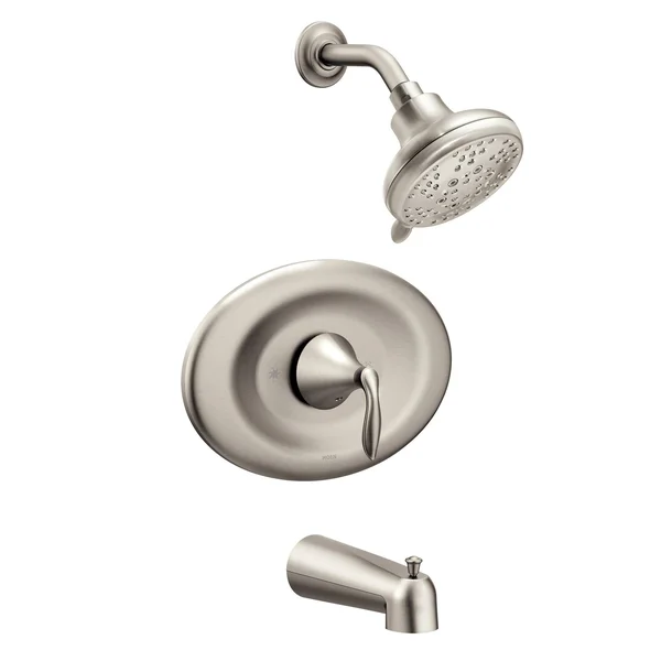 Moen T2139BN Eva Conversion Posi-Temp Tub and Shower Faucet Finish: Brushed Nickel