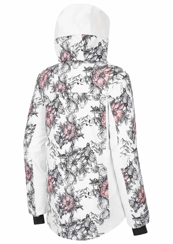 Ski Jacket Picture Exa (peonies White) Woman