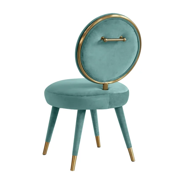 TOV Furniture Kylie Bubblegum Velvet Dining Chair