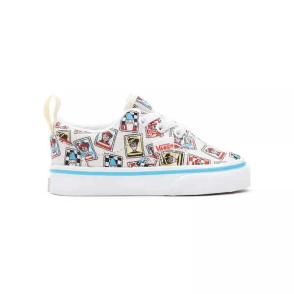 Vans x Where&s Waldo? Toddler Era Elastic Lace (Postage) 3.5 Toddler