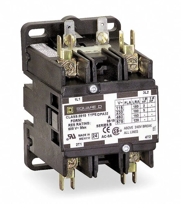 Square D Definite Purpose Contactor 8910DPA62V09