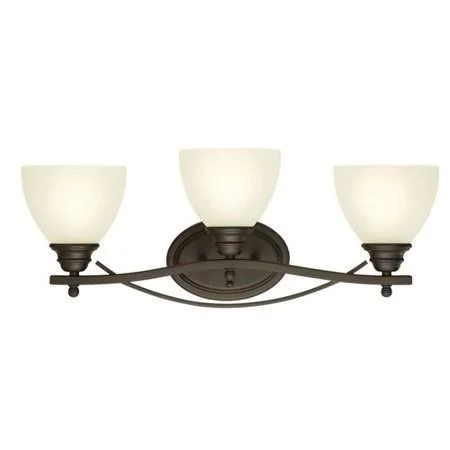 Charlton Home Maeystown 3-Light Vanity Light, Size: Large, Bronze
