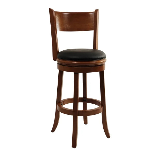 Boraam Industries Palmetto Swivel Bar Stool Fruitwood