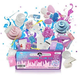 Original Stationery Unicorn Slime Kit Supplies Stuff for Girls Making Slime in