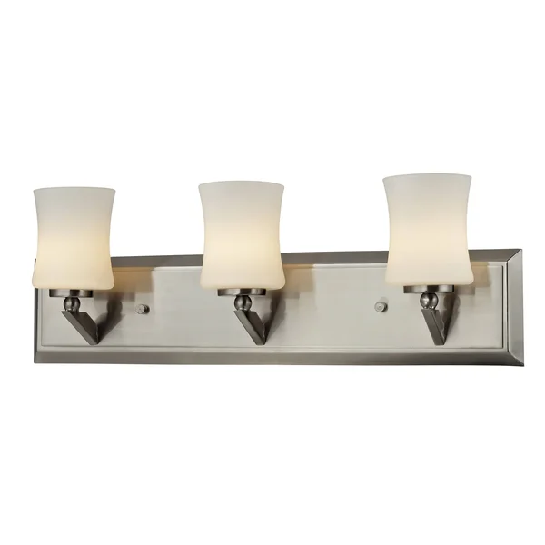 Z-Lite Elite Vanity Brushed Nickel 3 Light 609-3V-BN