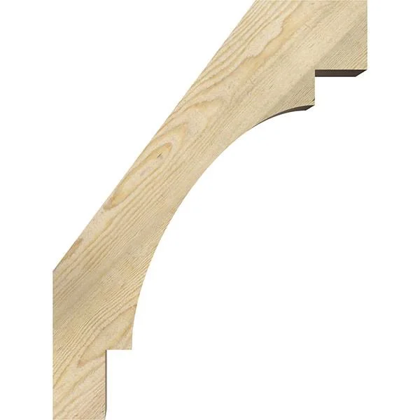 Ekena Millwork 6x22W x 18x22D x 24x22H Merced Rough Sawn Brace - Douglas Fir