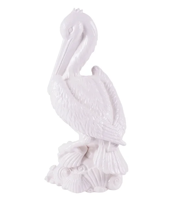 Fitz and Floyd Cape Coral Tall Pelican Figurine