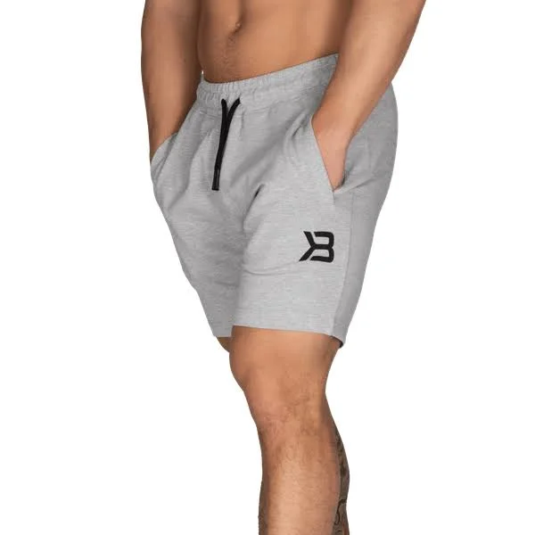 Better Bodies - Men's Tapered Sweatshorts in Grey Size XL