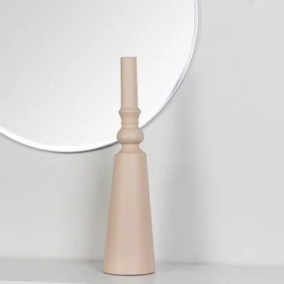 Stapleford Pink 20.28x22 Stainless Steel Table Vase One Allium Way