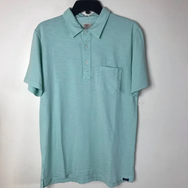 Faherty Sunwashed Polo Shirt - Men's Water Blue - M