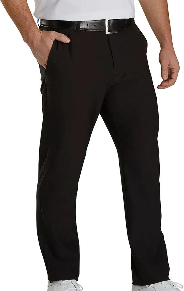 FootJoy Men's Tour Fit Golf Pants, Size 38/34, Black