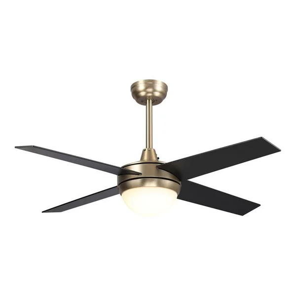 Carro Home Nova 48x22 Modern Wood Smart Ceiling Fan with Wall Control in Gold