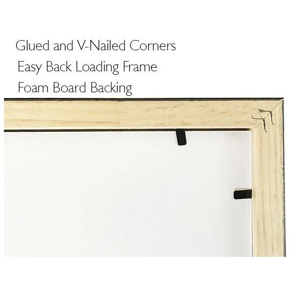 Jigsaw Puzzle Frame Kit - Featuring Craft Medley Puzzle Glue, Black