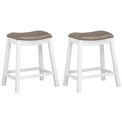 Montgomery 24.5&& Counter Stool Longshore Tides Color: Tan