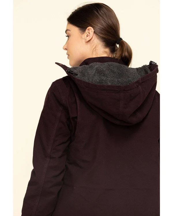 Carhartt Full Swing Caldwell Jacket, Women's Deep Wine/Shadow
