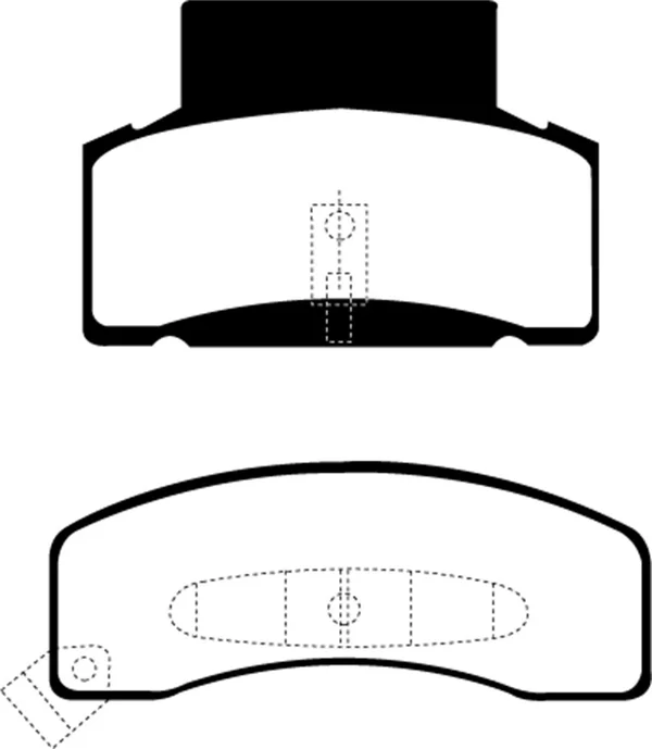 EBC DP41268R Yellowstuff Front Brake Pads