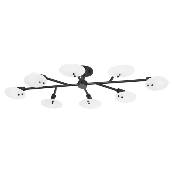 Mitzi H428808-PN Giselle 8 Light Semi Flush - Polished Nickel