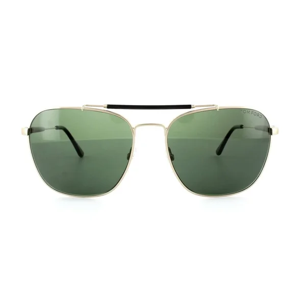 Tom Ford TF377 Edward 28R Gold Havana FT0377/S Aviator Sunglasses