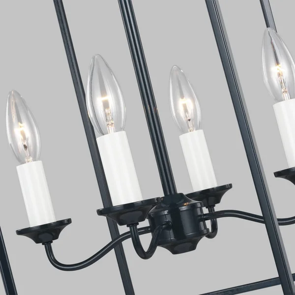 Generation Lighting - AC1014DBL - Four Light Pendant - Bantry House - Dutch Blue