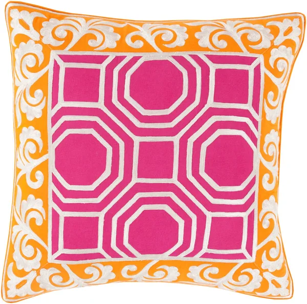 Transitional Pillow Cover + Poly Insert Square 18x22 x 18x22