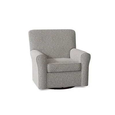 Slawson Swivel Glider Harriet Bee Body Fabric: Meteorite Blue-27012