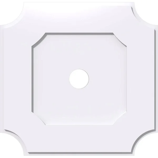30 inchod x 4 inchid x 18 inchc x 1 inchp Locke Architectural Grade PVC Contemporary Ceiling Medallion