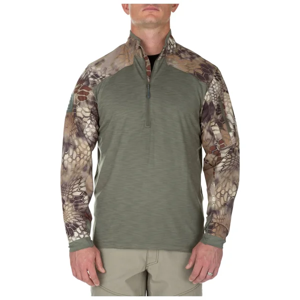 5.11 Tactical Men's Rapid Half Zip (Green), Size XL