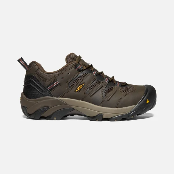 Keen Utility Lansing Low-Steel Toe 8 Men's Brown Shoe