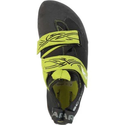 Scarpa Furia Climbing Shoe - 36.5 - Black, Lime