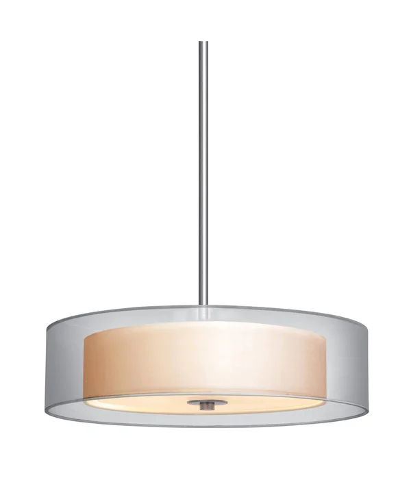 Sonneman 6022.13 - Puri 22x22 Pendant - Satin Nickel