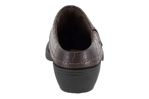 Easy Street Women's Becca Mule (Tan/Brown Croco)