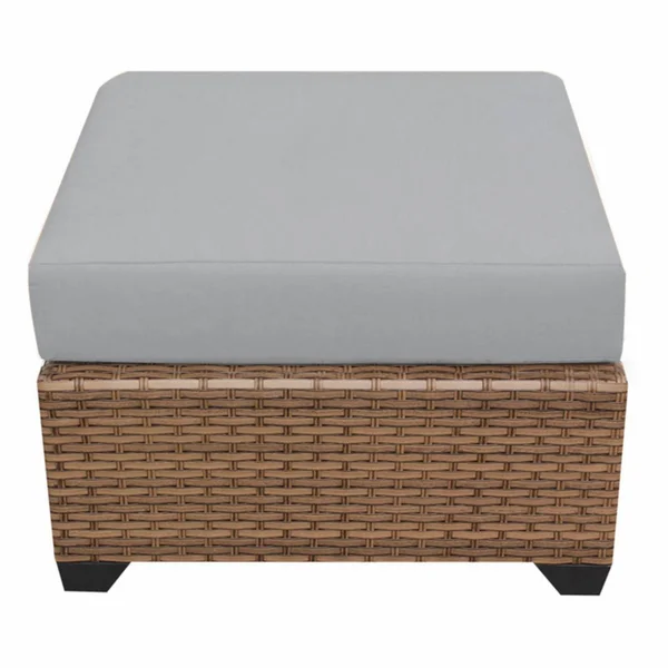 TK Classics Laguna Ottoman - Grey