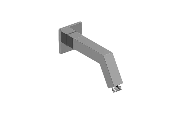 Graff G-8544-AU 7 3/8x22 Contemporary Wall Mount Square Shower Arm in 18K Gold Plated