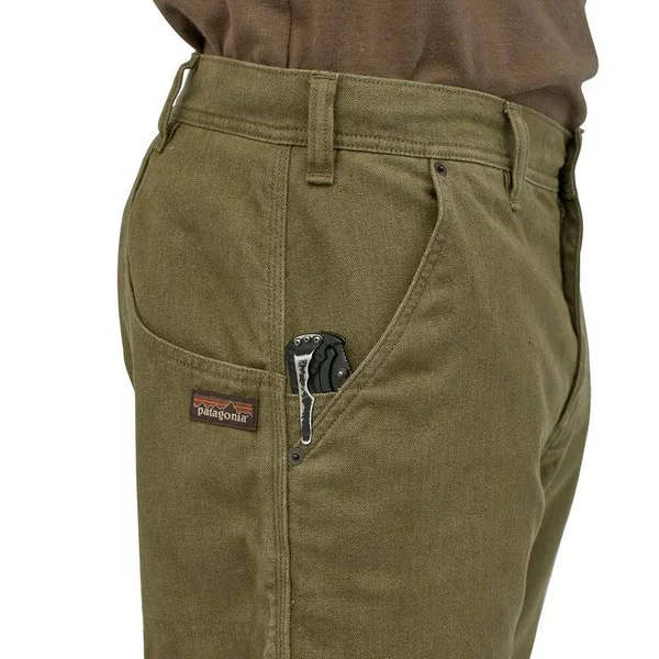 Patagonia Men's All Seasons Hemp Canvas Double Knee Pants - Short - Neutral - 55780 - 42