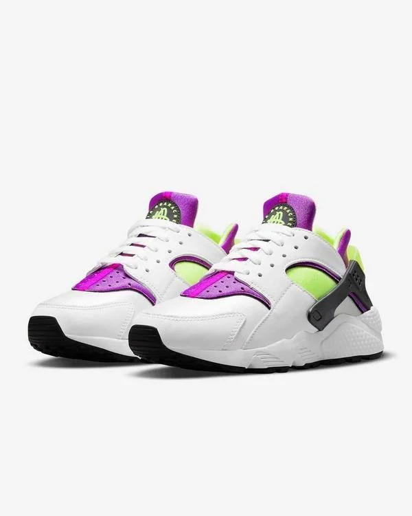 Nike Air Huarache Run Neon Yellow Magenta (2021)