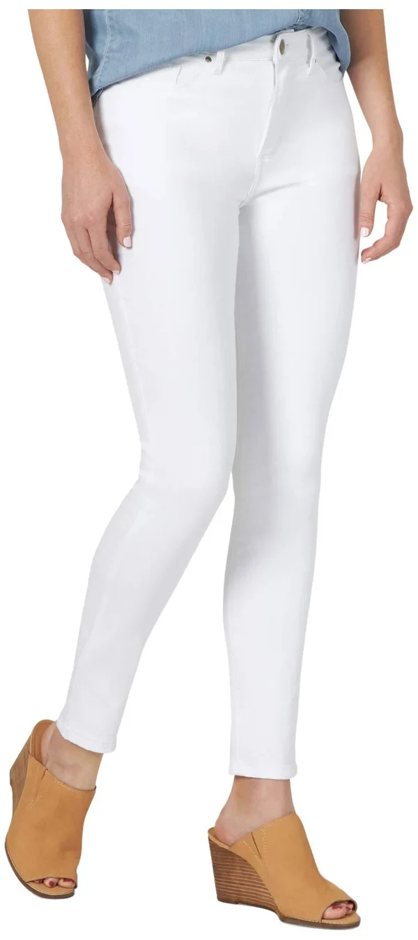 Lee Women's Sculpting Slim Fit Skinny Jeans White (Size 18 x L)