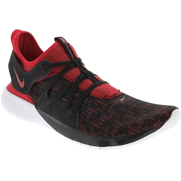 Nike Flex Contact 3 (Black/University Red/White) Men's Running Shoes