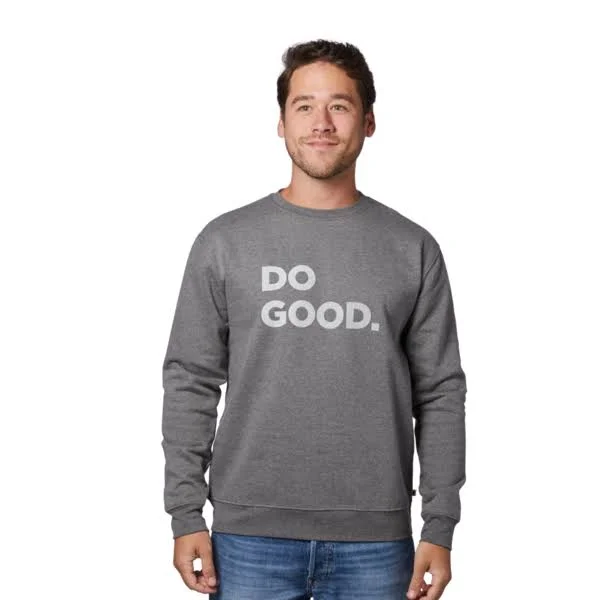 Cotopaxi Do Good Crew Sweatshirt - Men's Heather Grey - XL
