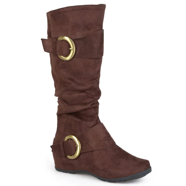 Journee Collection Jester Tall Boots - Women - Brown - 10