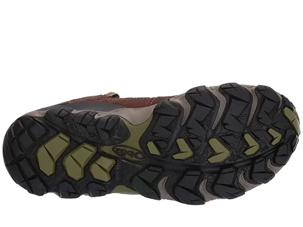 Oboz Men's Bridger Vent Mid B-Dry (10.5 Slate Brown/Mayfly Green)