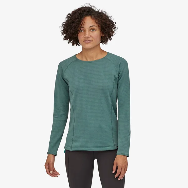Patagonia Women's R1 Crew - Green - 40065 - XL